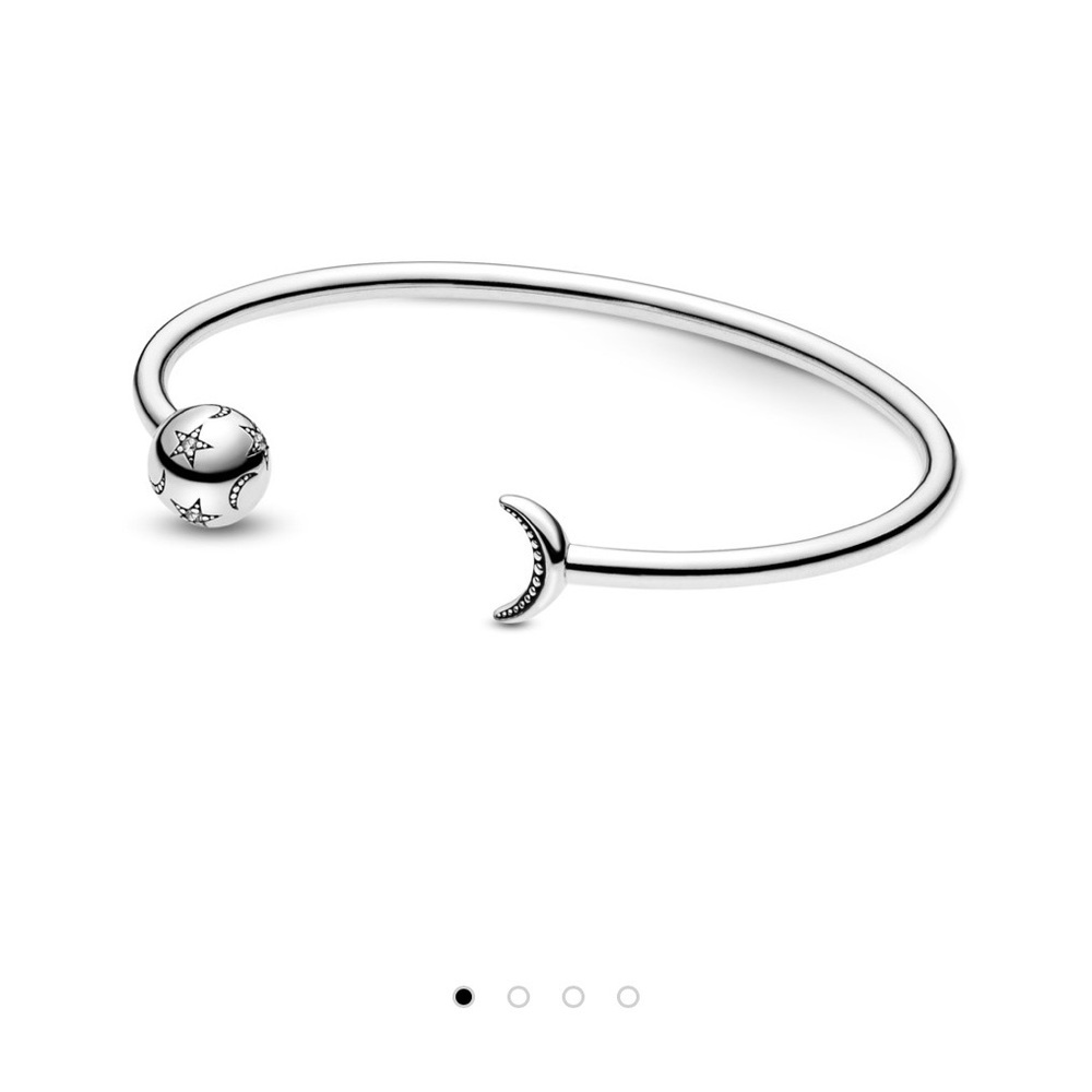 Pandora Moon and Stars Open Bangle